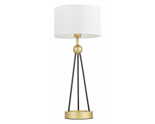Настольная лампа декоративная LUMINA DECO Belforte LDT 5527 GD+WT Настольная лампа декоративная LUMINA DECO Belforte LDT 5527 GD+WT
