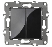 Переключатель двухклавишный без рамки Эра Эра 12 12-1106-06