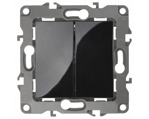 Переключатель двухклавишный без рамки Эра Эра 12 12-1106-06