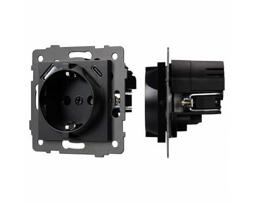 Розетка с заземлением и 2хUSB type A и C, без рамки Arlight SCT 049830