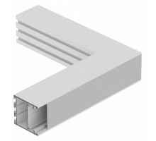 Соединитель угловой L-образный накладной 6063 LINE 5050 0272507
