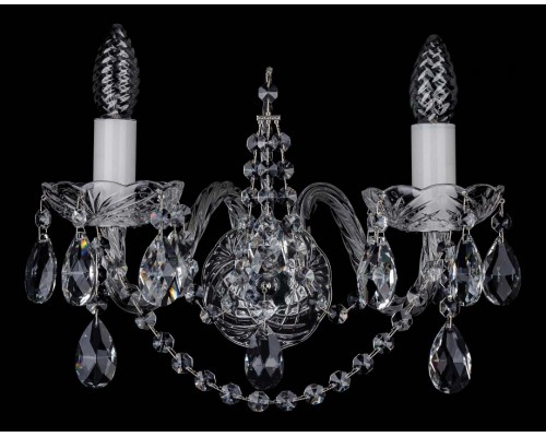 Бра Bohemia Ivele Crystal 1411 1411B/2/195XL/Ni Бра Bohemia Ivele Crystal 1411 1411B/2/195XL/Ni