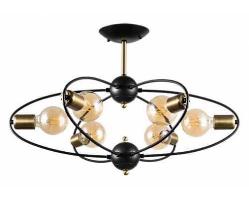 Люстра на штанге Arte Lamp Glasgow A1963PL-6BK Люстра на штанге Arte Lamp Glasgow A1963PL-6BK