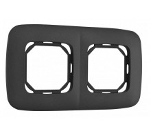 Рамка на 2 поста Arte Milano am-505.05 505.05-2.black
