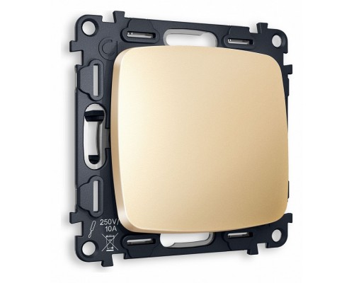 Выключатель проходной одноклавишный без рамки Ambrella Volt Quant MO601020