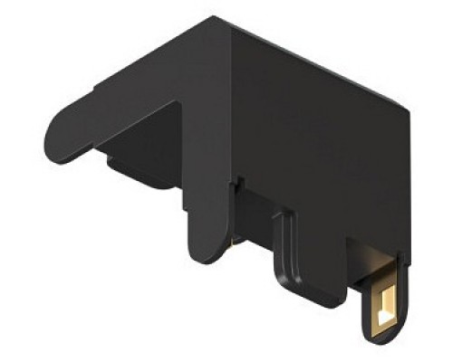 Соединитель угловой L-образный для треков накладных Denkirs AIR BASE TR5232-BK