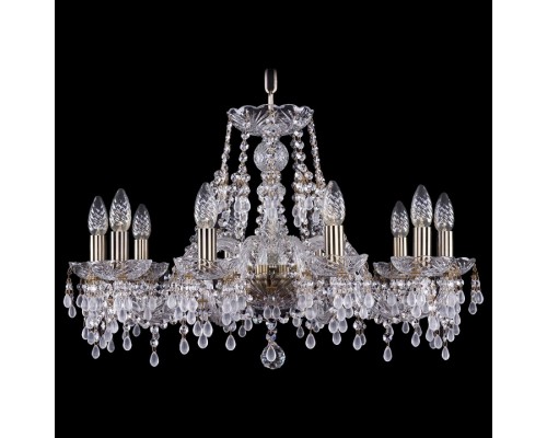 Подвесная люстра Bohemia Ivele Crystal 1410 1410/10/240/Pa/V0300 Подвесная люстра Bohemia Ivele Crystal 1410 1410/10/240/Pa/V0300