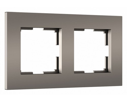 Рамка на 2 поста Werkel Slab (бронза софт) W0022963 Рамка на 2 поста Werkel Slab (бронза софт) W0022963