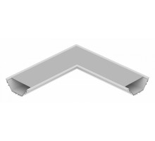 Соединитель угловые L-образный встраиваемый 6063 LINE 10040 IN 0273104