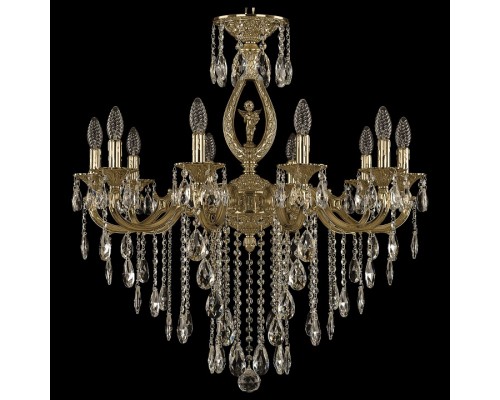 Подвесная люстра Bohemia Ivele Crystal 7101 71401/10/250 B G FA10M Подвесная люстра Bohemia Ivele Crystal 7101 71401/10/250 B G FA10M