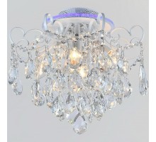 Люстра на штанге  04024-0.3-04 WH+SILVER PN+RGB