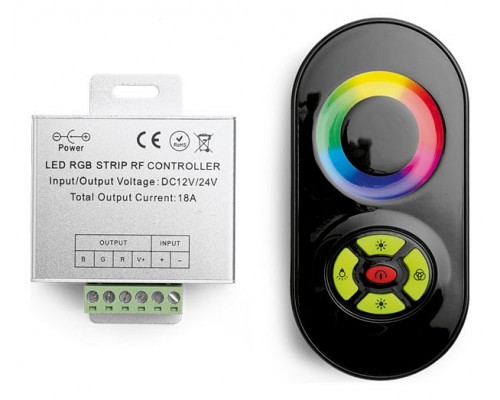 Контроллер-регулятор цвета RGB с пультом ДУ Wolta  WLC-CP/01