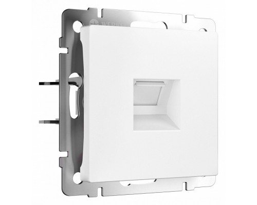 Розетка Ethernet RJ-45 и со шторками, без рамки Werkel белый матовый W5120001 Розетка Ethernet RJ-45 и со шторками, без рамки Werkel белый матовый W5120001