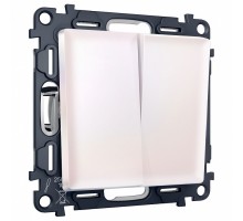 Выключатель перекрестный двухклавишный без рамки Ambrella Volt MA MA203030