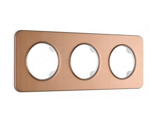 Рамка на 3 поста Arte Milano am-502.07 502.07-3.brown Рамка на 3 поста Arte Milano am-502.07 502.07-3.brown