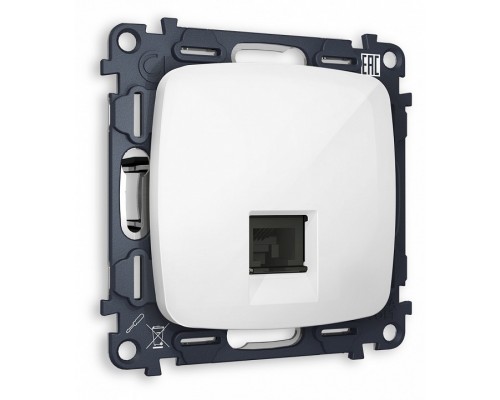 Розетка двойная Ethernet RJ-45 без рамки Ambrella Volt MO MO112010