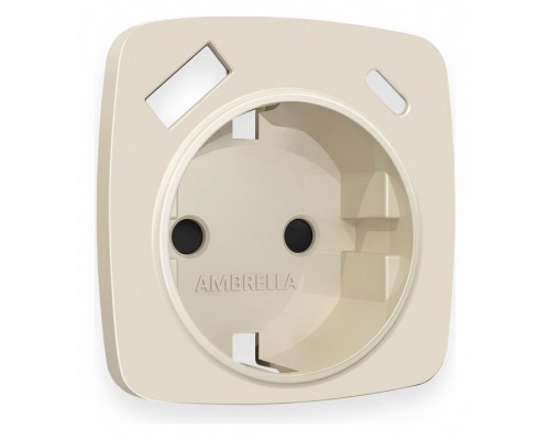 Накладка для розетки с заземлением и со шторками и 2хUSB type A и C Ambrella Volt Quant OP3300 Накладка для розетки с заземлением и со шторками и 2хUSB type A и C Ambrella Volt Quant OP3300