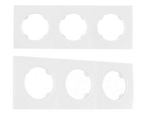Рамка на 3 поста Arte Milano am-502.04 502.04-3.white Рамка на 3 поста Arte Milano am-502.04 502.04-3.white