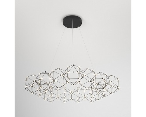 Подвесная люстра Eurosvet Uma 90169/15 черный жемчуг