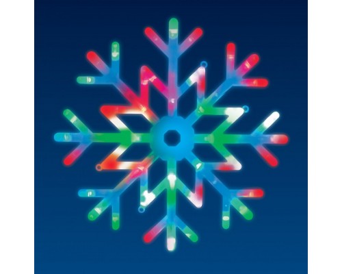 Снежинка световая Uniel Снежинка ULD-H4040-048/DTA RGB IP20 SNOWFLAKE Снежинка световая Uniel Снежинка ULD-H4040-048/DTA RGB IP20 SNOWFLAKE