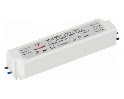 Блок питания с проводом Arlight ARPV-LV 018968(1) Блок питания с проводом Arlight ARPV-LV 018968(1)