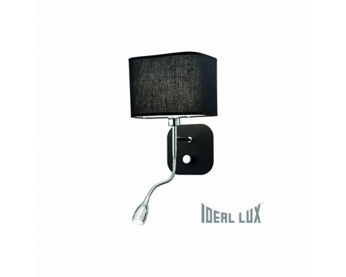 Бра с подсветкой Ideal Lux Holiday HOLIDAY AP2 NERO Бра с подсветкой Ideal Lux Holiday HOLIDAY AP2 NERO