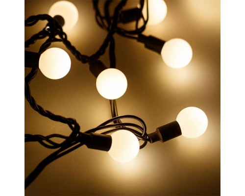 Гирлянда нить [10 м] Ball ARD-BALL-CLASSIC-D23-10000-BLACK-80LED WARM (230V, 3.5W)