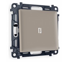 Выключатель проходной одноклавишный с подсветкой Ambrella Volt Quant MA362035