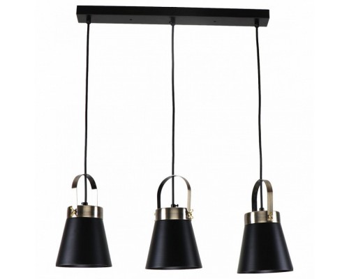 Подвесной светильник Imex MD.3607 MD.3607-3-P BK+AB Подвесной светильник Imex MD.3607 MD.3607-3-P BK+AB