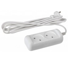 Удлинитель Эра  U-2-5m-2x1