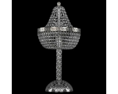 Настольная лампа декоративная Bohemia Ivele Crystal 1905 19051L4/H/25IV Ni Настольная лампа декоративная Bohemia Ivele Crystal 1905 19051L4/H/25IV Ni