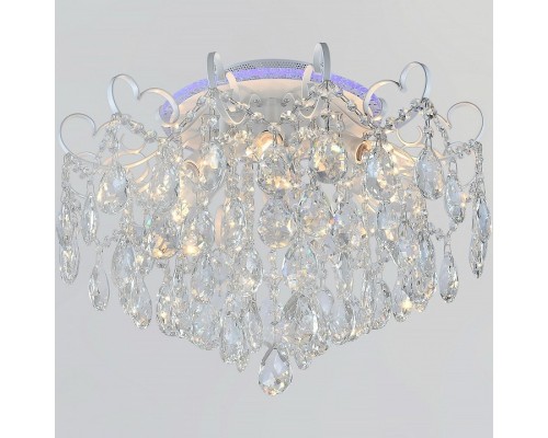 Люстра на штанге  04024-0.3-06 WH+SILVER PN+RGB