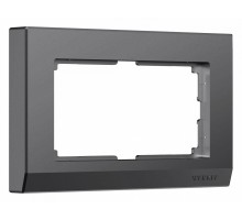 Рамка для двойной розетки Werkel Stark (графит матовый) W0081864