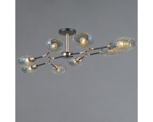Люстра на штанге ILLUMICO TRENTO IL0272-8CSQ-25 BK AB TRENTO Люстра на штанге ILLUMICO TRENTO IL0272-8CSQ-25 BK AB TRENTO