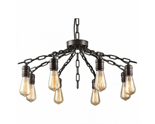 Подвесная люстра TopLight Kristen TL1181H-08BK Подвесная люстра TopLight Kristen TL1181H-08BK