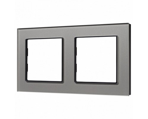 Рамка на 2 поста Arlight GLARE 043798 Рамка на 2 поста Arlight GLARE 043798