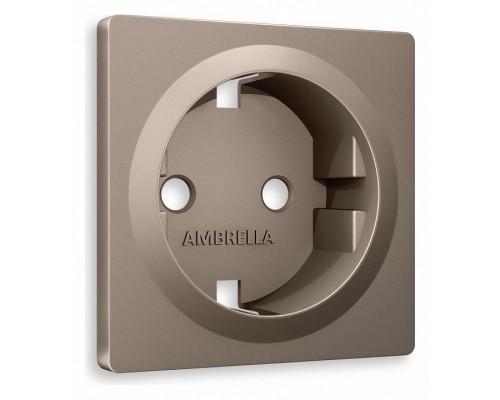 Накладка для розетки с заземлением Ambrella Volt Quant AP6360 Накладка для розетки с заземлением Ambrella Volt Quant AP6360