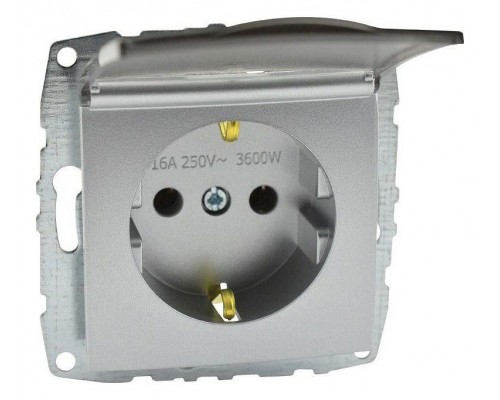 Розетка с заземлением с крышкой, без рамки Mono Electric Despina / Larissa 500-002121-118 Розетка с заземлением с крышкой, без рамки Mono Electric Despina / Larissa 500-002121-118
