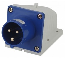 Вилка прямая 2P+PE Эра  VS-16-2P-PE-IP44