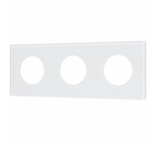 Рамка на 3 поста Arlight GLARE 043838