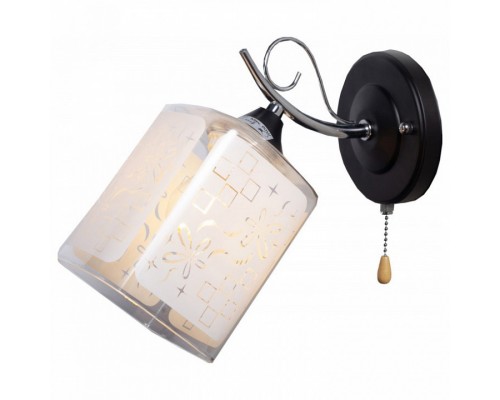 Бра Imex MD.1087 MD.1087-1-W BK+CH Бра Imex MD.1087 MD.1087-1-W BK+CH