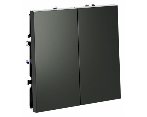 Выключатель двухклавишный без рамки Voltum S70 VLS020106