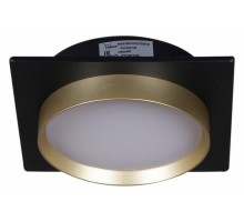 Встраиваемый светильник 53005 53005-9.0-001LD GX53 BK+GD