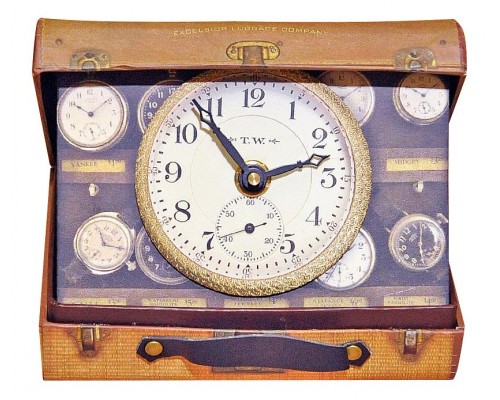 Настольные часы (10x14 см) Suitcase BCSC2S Настольные часы (10x14 см) Suitcase BCSC2S