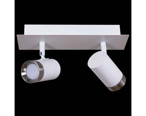 Спот 84281 84281-9.5-002RT LED2*5W WT+SN Спот 84281 84281-9.5-002RT LED2*5W WT+SN