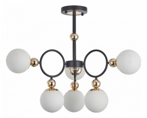 Люстра на штанге Arte Milano Neapolis-73808 274307/6 BK/GD