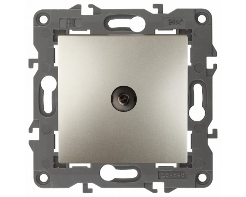 Механизм ТВ-розетки проходной Эра Эра Elegance 14-3102-04