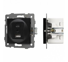 Механизм розетки 2хUSB type A и C Arlight SCT 049838