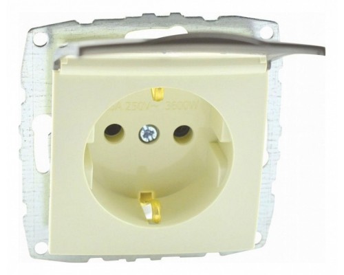 Розетка с заземлением с крышкой, без рамки Mono Electric Despina / Larissa 500-001721-118 Розетка с заземлением с крышкой, без рамки Mono Electric Despina / Larissa 500-001721-118