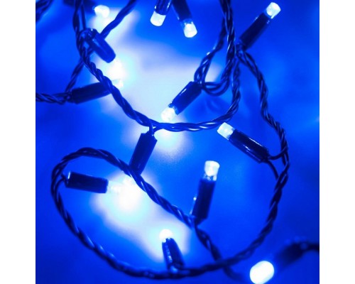 Гирлянда нить [10 м] String ARD-STRING-CLASSIC-10000-BLACK-100LED-STD BLUE (230V, 7W)